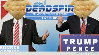 Liveblogging The Vice-Presidential Debate Between Mike And Uh … Steve?